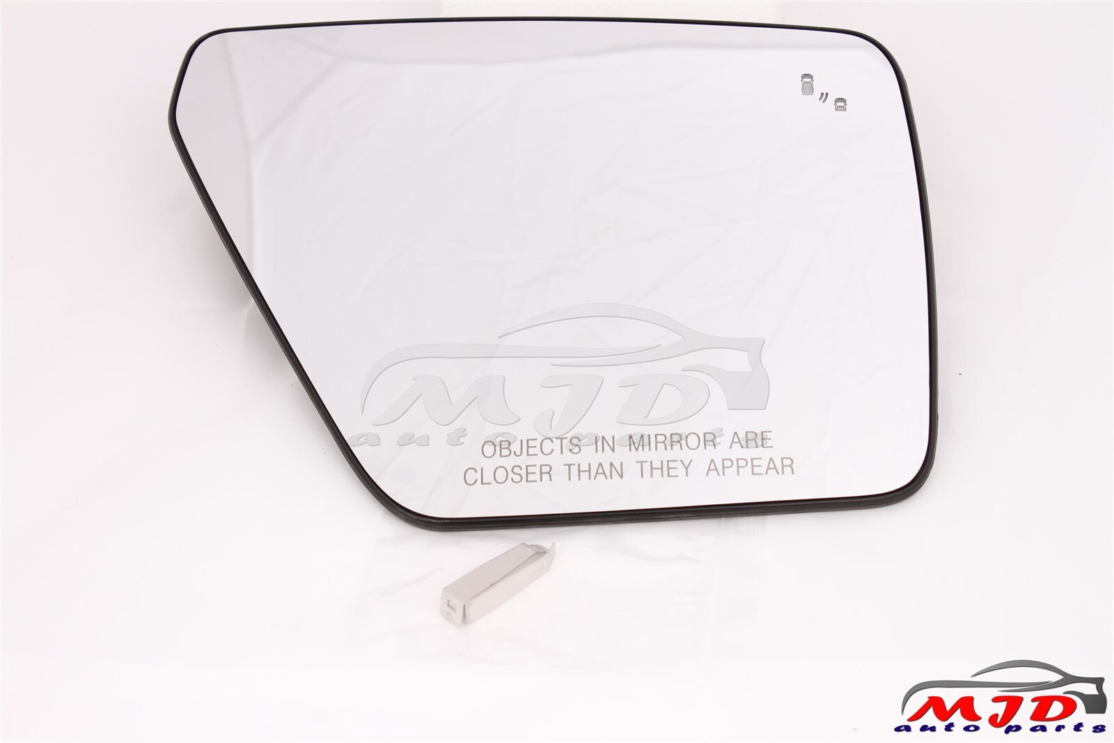 FOR FORD F150 2021-2024 RIGHT PASSENGER SIDE HEATED MIRROR GLASS WITH BLIND SPOT